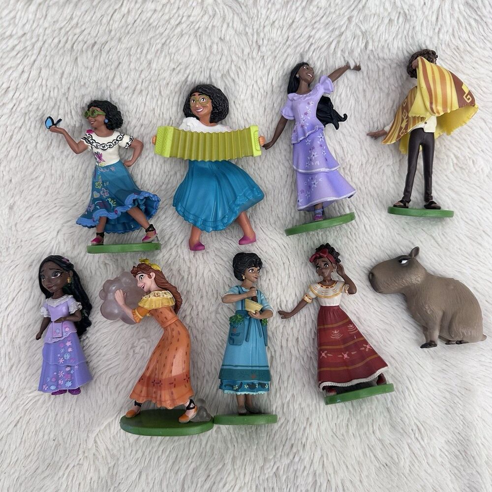 Disney Parks Encantco Mirabel Figures Lot PVC Cake Toppers Madrigal Family